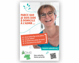 Affiche recrutement aide à domicile – Réf. 85-905