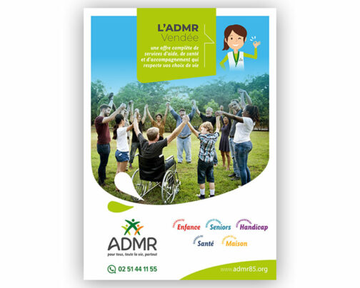 Affiche générique ADMR Vendée (2024) - Réf. 85-913