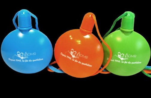 Lot de 10 flacons bulles "depuis 1948" - coloris variés - Réf. 85-050