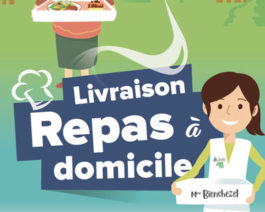 Lot de 50 dépliants Livraison de repas – Réf. 85-074