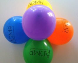 Lot de 100 ballons de baudruche ADMR – Réf. 85-179