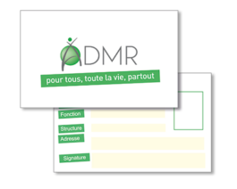 Carte d’identité ADMR + clip – Réf. 85-506