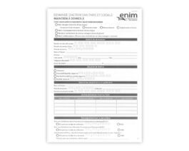 Demande de financement ENIM – Réf. 85-211