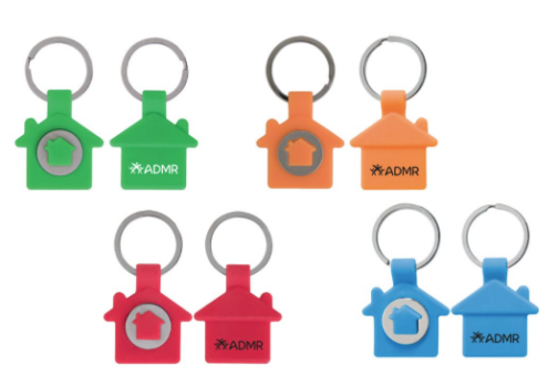 Porte-clefs jeton « maison » 2024 - Réf. 85-041