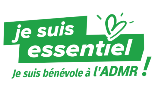 Stickers bénévoles pour véhicules "Je suis essentiel, je suis bénévole à l'ADMR"- par lot de 5 - Réf.85-938