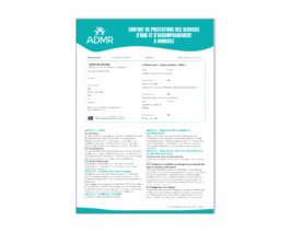 Contrat prestataire SAAD – Réf. 85-946