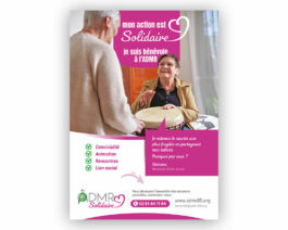 Affiche « Bénévolat solidaire – lien social » format A2 – réf 85-966