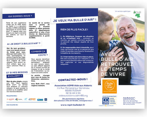 Dépliant Bulle d'Air - générique (2022) - Ref. 85-002