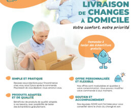 Affiche A3 Livraison de changes à domicile – réf : 85-056 (2025)