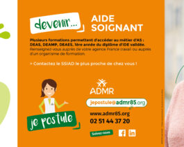 Flyer recrutement aide-soignant – Réf. 85-237 (2025)